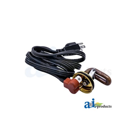 A & I Products Heater, Engine Block Frost Plug, 1 1/2" Butterfly; 600 Watt 4.5" x4.5" x3" A-5B605